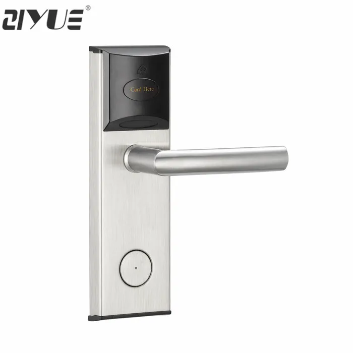 Stainless steel Smart Keyless Digital Electronic RFID Card Reader Hotel RF Door Locks for System Free Software ET1002RF