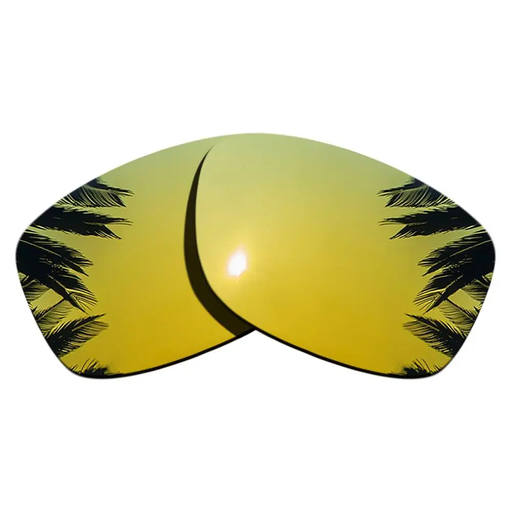 

24K Gold Mirrored Polarized Replacement Lenses for Jupiter Squared Sunglasses Frame 100% UVA & UVB