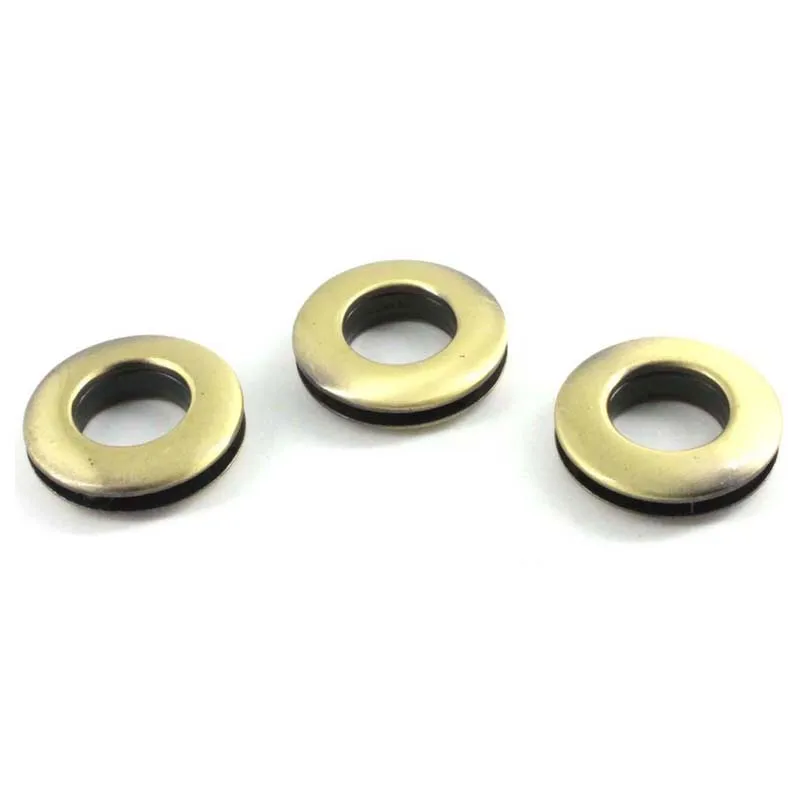 

40pcs 1.4cm/0.55"Bronze Brushed Brass Alloying Screw Grommet Eyelet