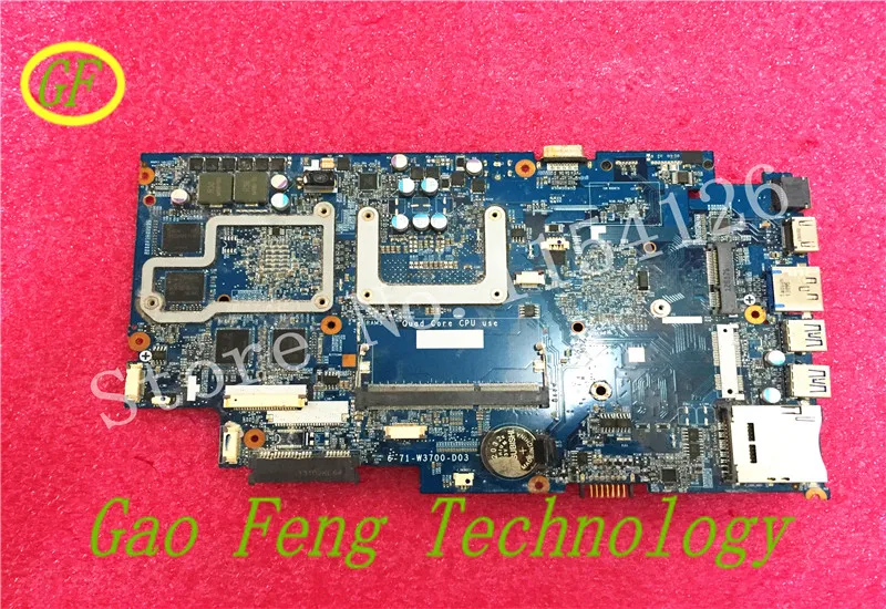 for Clevo K590S W370ET Laptop Motherboard 17.2 Dimensions 6-71-W3700-D03 DDR3 GTX660 100% tested ok