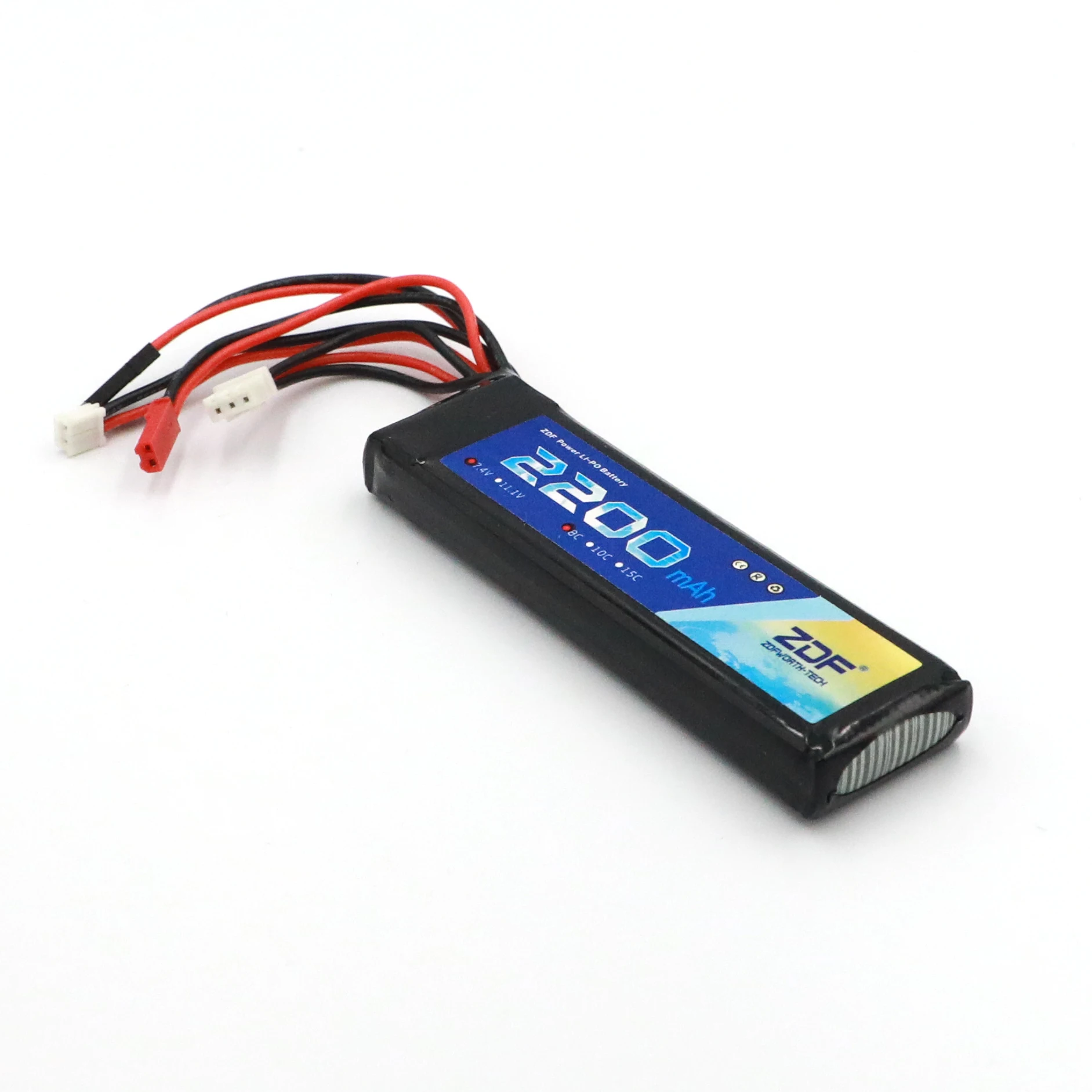 ZDF Power Lipo Batteria 7.4 V 2200 mAh 8C Li-Po Batteria Per Futaba T8FG 12FG Trasmettitore Li- poli Batteria