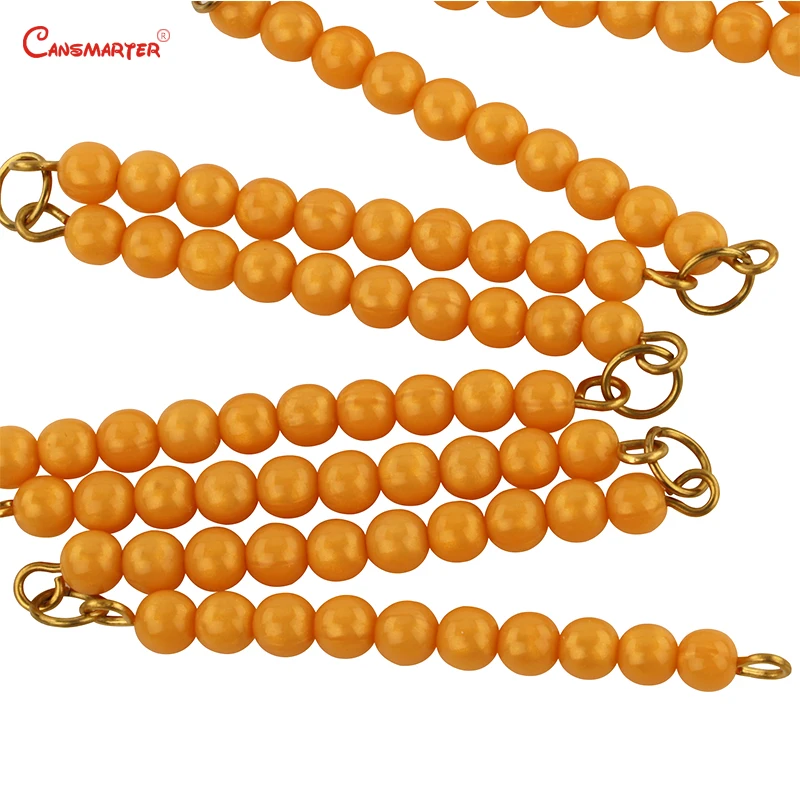 Montessori Math Bead Chains Brinquedos, Brinquedo de ensino educativo, Early Education Beads Games, MA, NX, 114, 1000