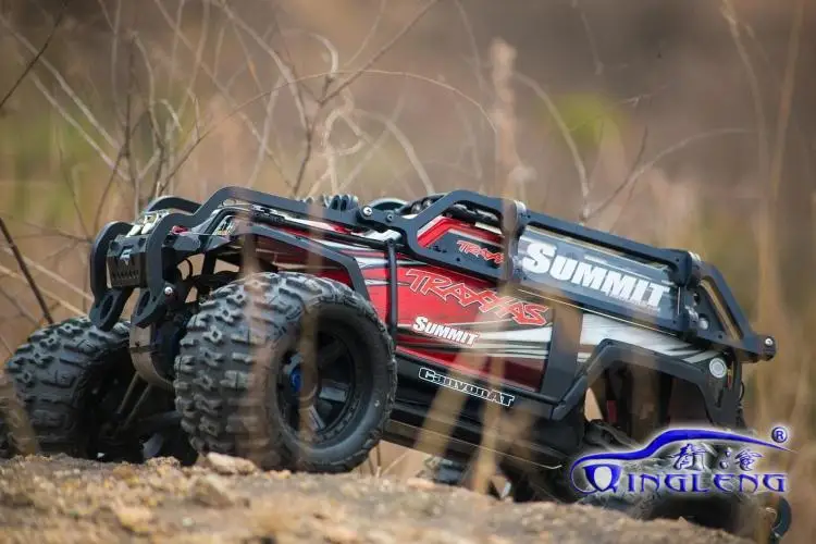 QL Nylon-Überrollkäfig mit Wheelie Bar für 1/10 Traxxas Summit, passend für Originalgehäuse