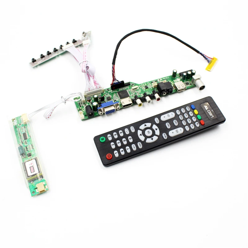 

LCD TV controller board with TV AV VGA Audio USB HDMI-Compatible for 1366X768 16 inch LTN160AT01 lcd panel