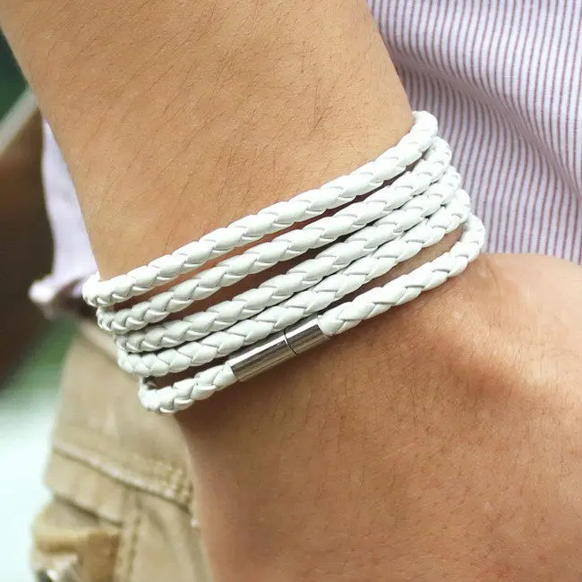 New Fashion Bracelet For Men Women  Leather Bracelets Bangles