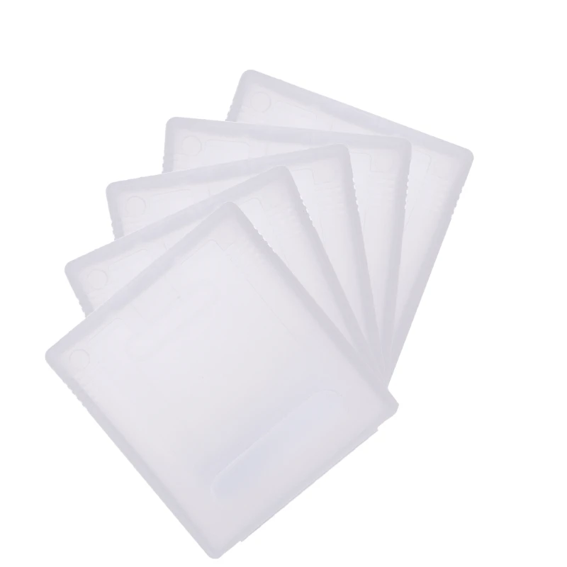 5Pcs Clear Plastic Game Cartridge Case Dust Cover For Nintendo Game Boy Color GBC
