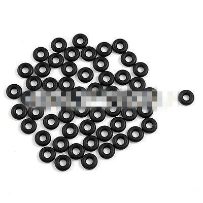 

50 +-2% Pcs Black 8mm OD 3mm Inner Dia Nitrile Rubber O-ring Oil Seal Gaskets 8x3x2.5mm