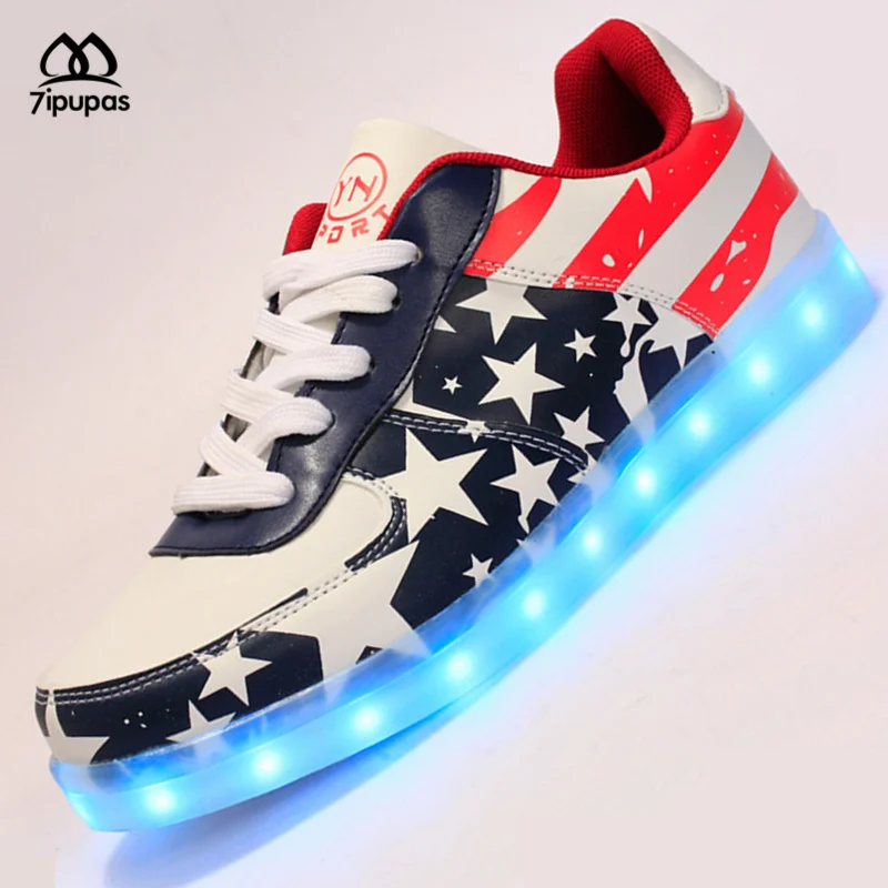 RayZing Led shoes for adults Unisex men casual Luminous Glowing Shoes Man Casual Sneakers USB Rechargeable LED Shoes