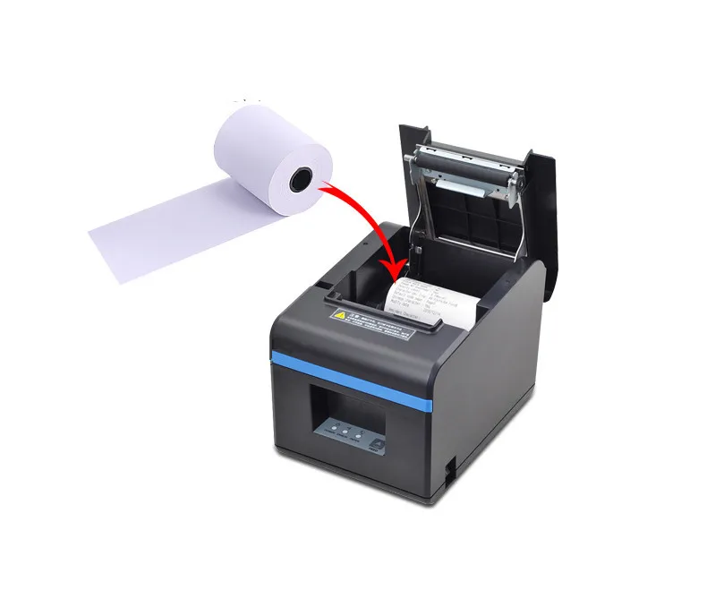 High quality original 80mm thermal receipt printer automatic cutting printing with USB+LAN port or Ethernet WIFI POS print