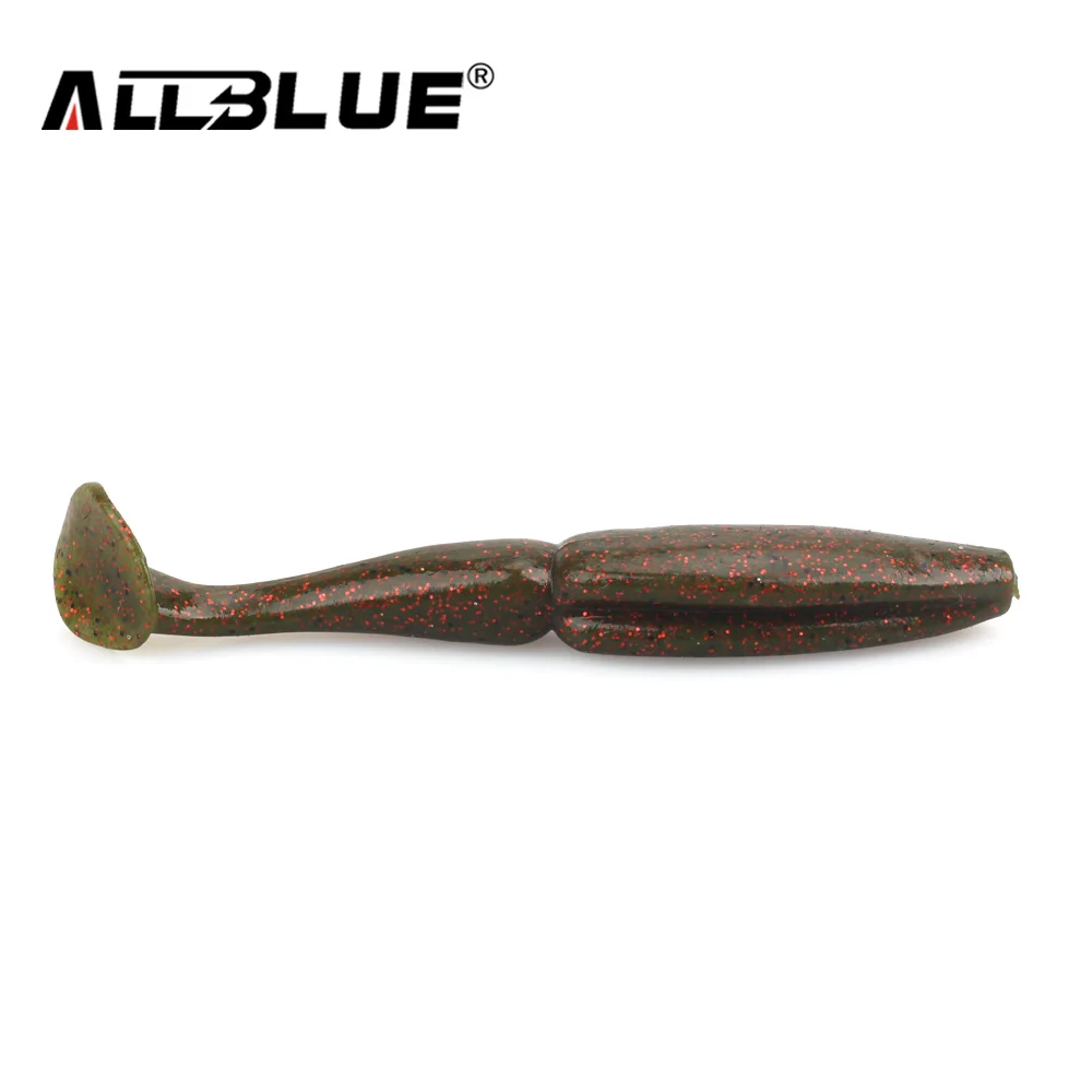 ALLBLUE New Soft Fishing Lure 20g/13.5cm 2pcs/lot Slim Shad Silicone Bait Bass Minnow Swimbaits Plastic Lure Pasca Peche