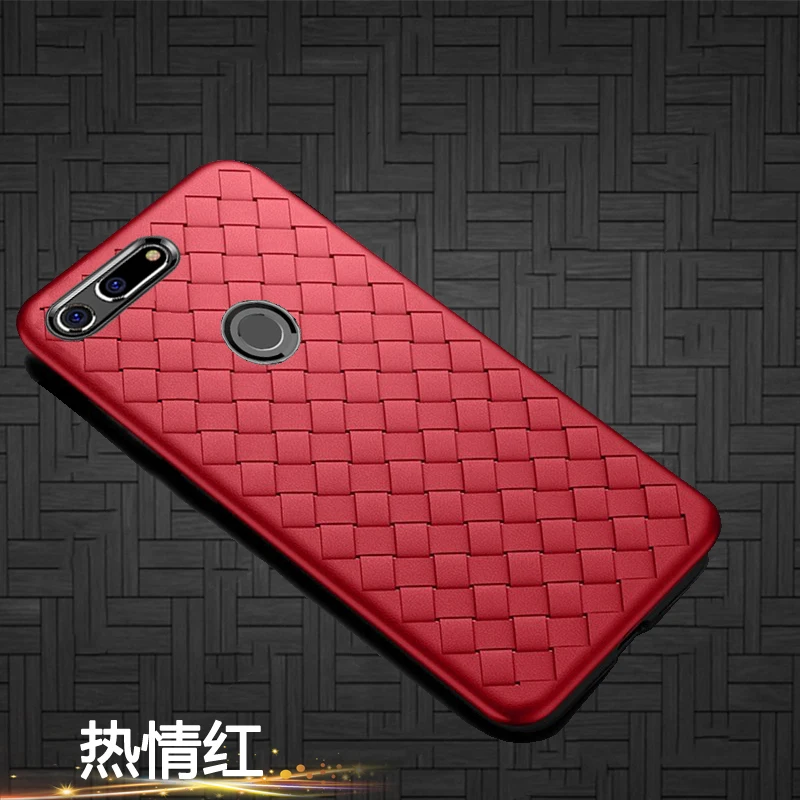 For Huawei Honor View 20 Case Luxury BV Grid Weaving Slim Protective back cover case for huawei honor V20 full cover phone shell