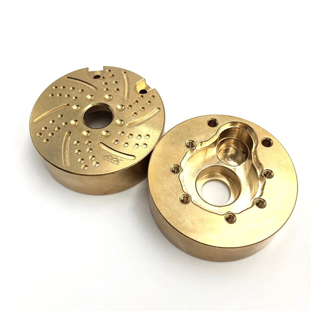 

KYX Racing Brass Heavy Weight Outer Portal Drive Housing Upgrades Parts for 1/10 Rc Crawler Car Traxxas TRX-4 TRX4 113g/pcs