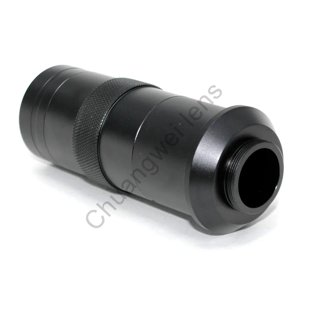 100X Zoom Lens C/CS Mount Lens Glass Magnification Eyepiece For VGA HDMI USB CCD CMOS Industry Video Microscope Camera