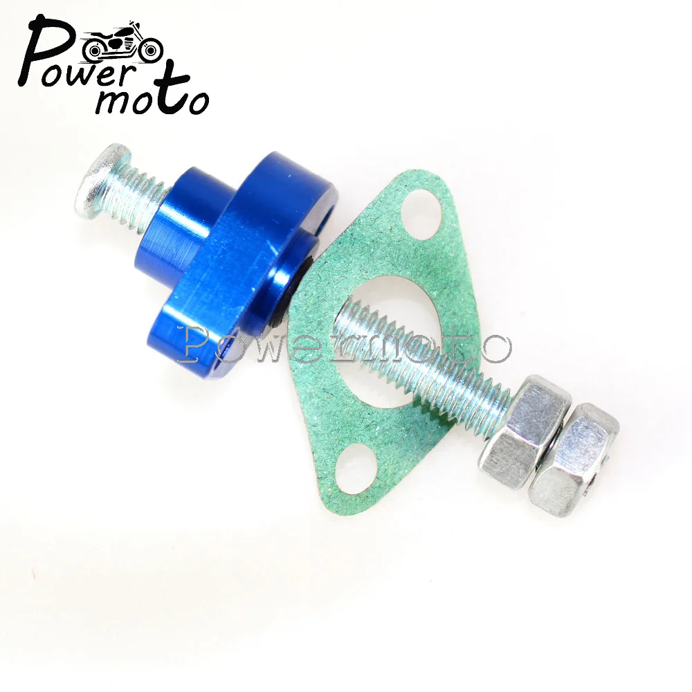 CNC Aluminum Adjuster Cam Timing Chain Tensioners Blue Motorcycle CRUT For Kawasaki VN 750 1500 1600 ZX 900 1000 KZ EN ER Vulcan