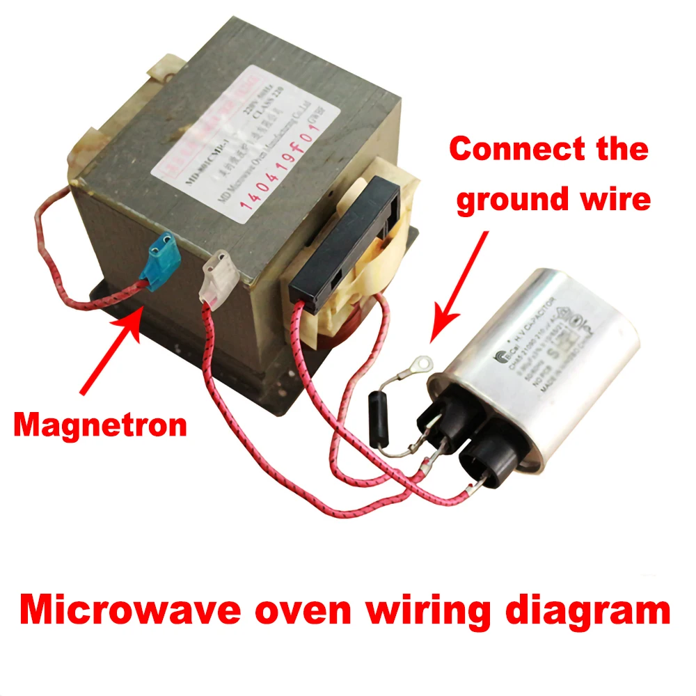 1 pz/lotto Forno A Microonde Parts Integrato Borsette Ad Alta Tensione Fusibile Gruppo Del Tubo di 700mA 5KV per Magnetron Condensatore Accessori Nuovo