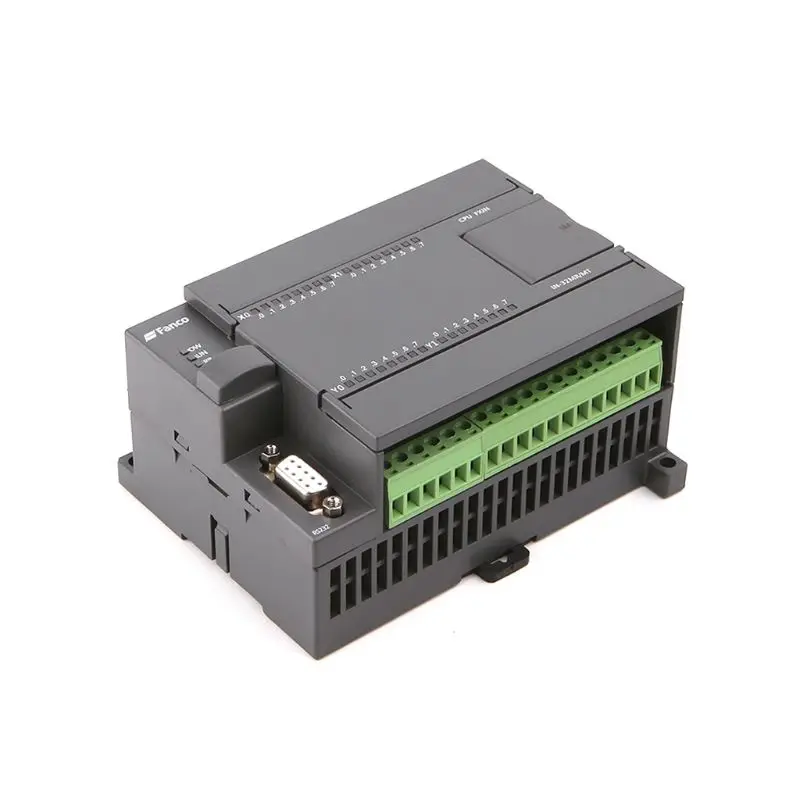 PLC Industrial control board DC24V FX1N 32MR DC24V 6W 16 input 16 output Baud rate 9600 Support HMI