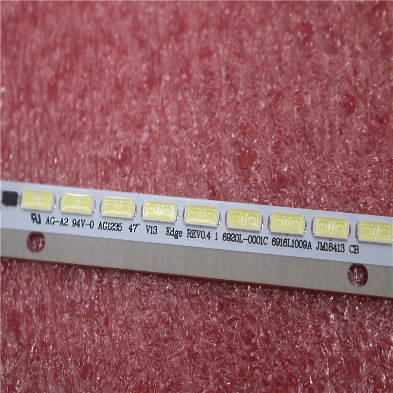 

100%New Original part 66LEDs 587mm LED backlight strip 47"V13 Edge 6920L-0001C 6916L1003A 69161009B for 6922L-0052A 6922L-0052