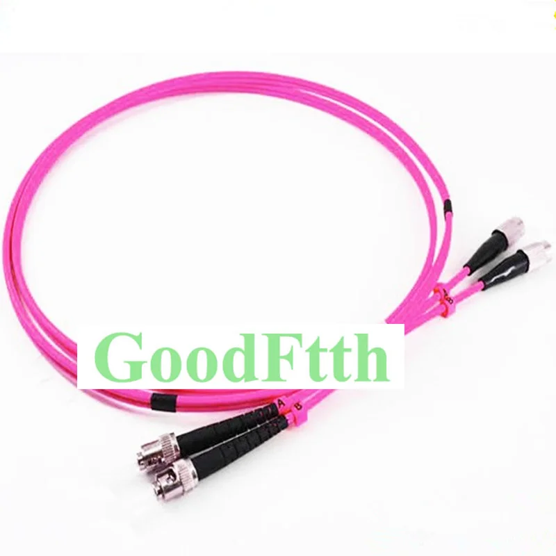 

Fiber Patch Cord FC-ST ST-FC Multimode OM4 Duplex GoodFtth 20m 25m 30m 35m 40m 50m 60m 70m 80m 100m