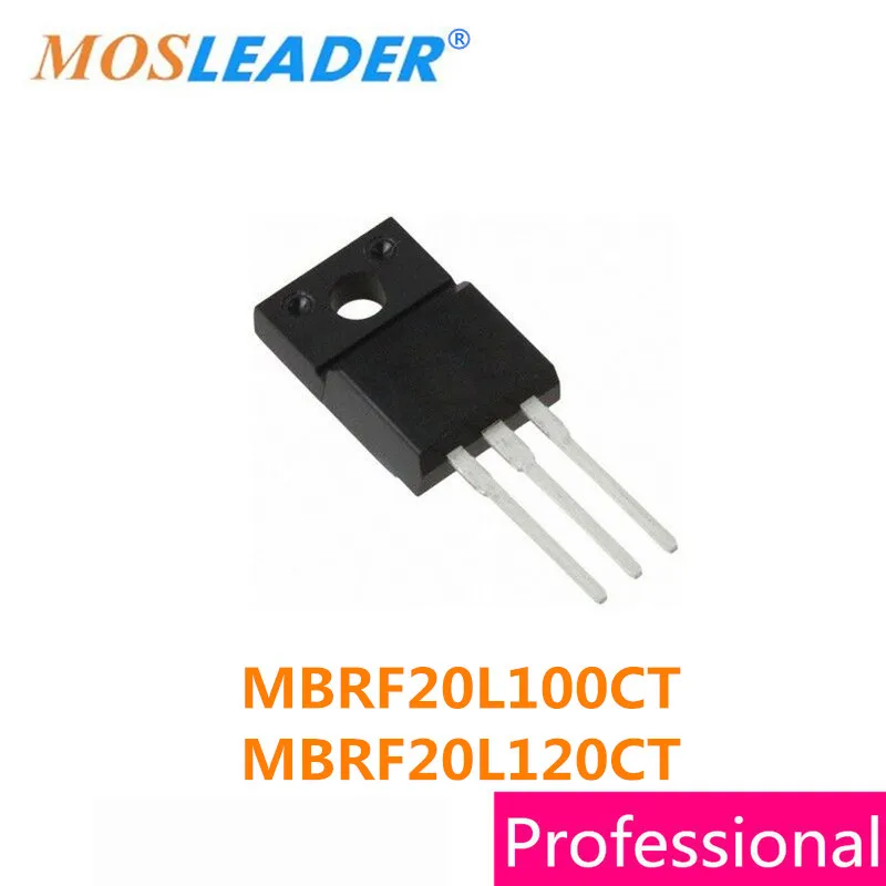 

Mosleader 50 шт. TO220F MBRF20L100CT MBRF20L120CT MBRF20L100 MBRF20L120 MBRF20L100C MBRF20L120C 20L100 20L120 высокое качество