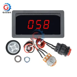 DC 6V-30V 12V 24V MAX 8A 16kHz Adjustable PWM Motor Speed Controller Digtal LCD Display DC motor Control CV Governor Switch