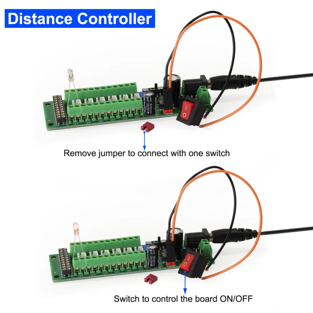 1 Unit Power Distribution Board Self-adapt Power Distributor+Accessories LED Light Hub PCB012