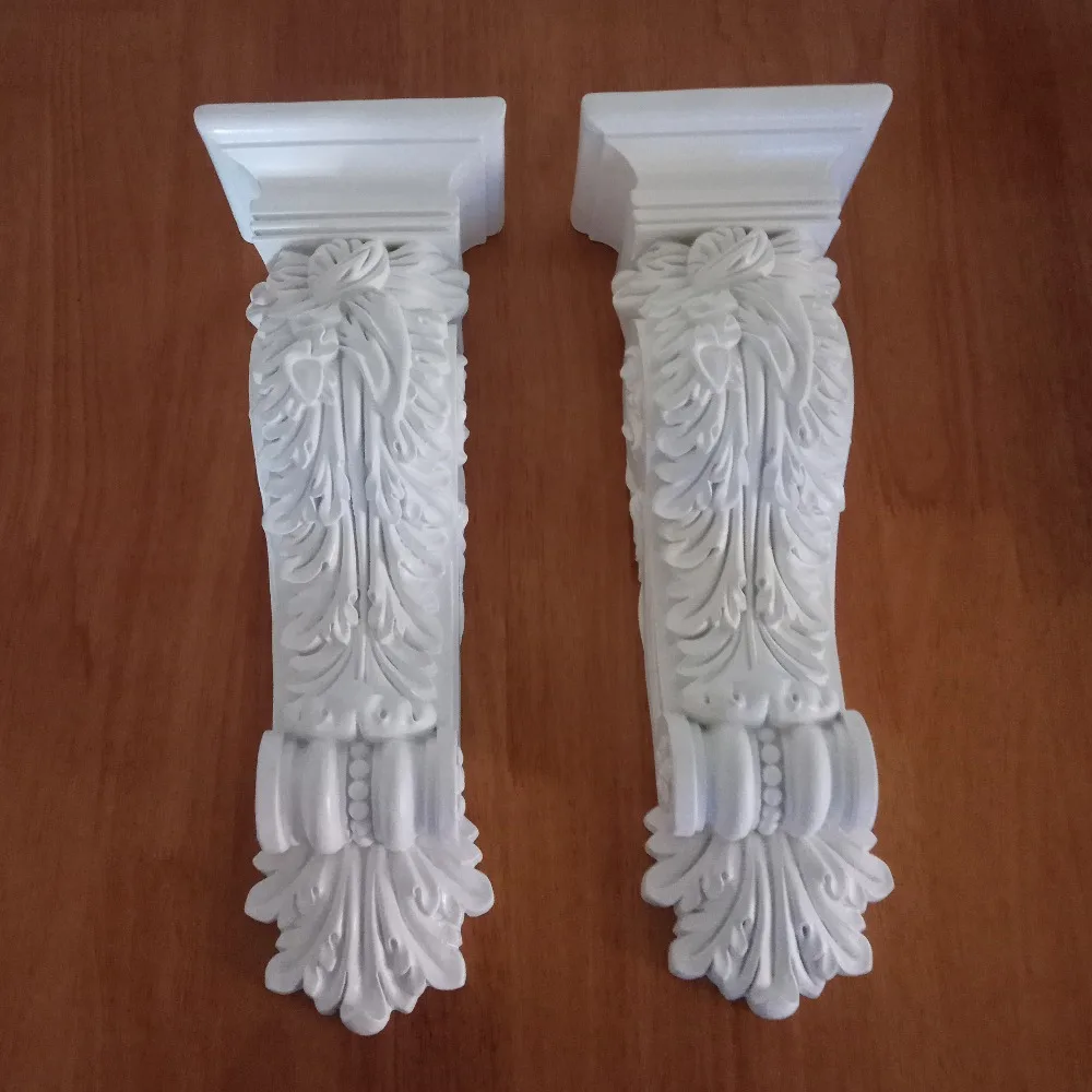 classic European style PU polyurethane Corbel Fireplace Ornament Furniture decoration entrance decor portal decorative Elements