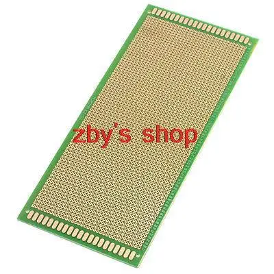 10cm x 22cm DIY 1.15mm Thick One Side Green Copper Tone PCB Universal Board