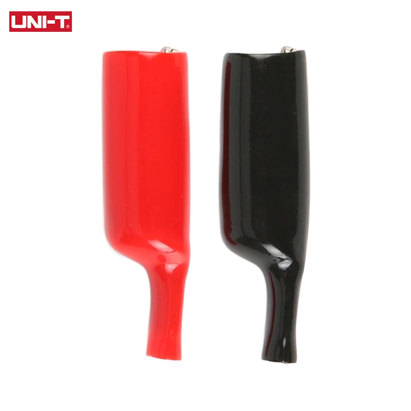 1 Pair 53mm UNI-T Alligator Clip Crocodile Electrical Clamp Multimeter Probe Trough Hole For UT-L20 UT-L21 UT-L23