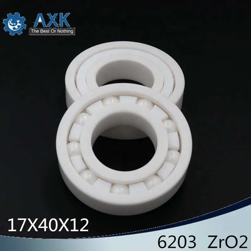 

6203 Full Ceramic Bearing ( 1 PC ) 17*40*12 mm ZrO2 Material 6203CE All Zirconia Ceramic Ball Bearings