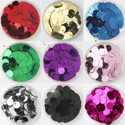 600pcs 8mm Flat Round Sequins Paillettes sewing Wedding Craft pvc sequin confetti for Garment Accessories