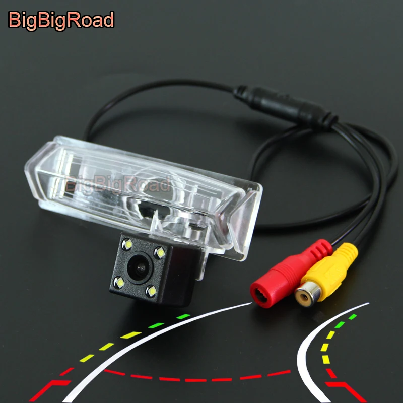 BigBigRoad For Toyota Ractis verso Verso-s Ipsum Picnic SportsVan Car Intelligent Dynamic Trajectory Tracks Rear View CCD Camera