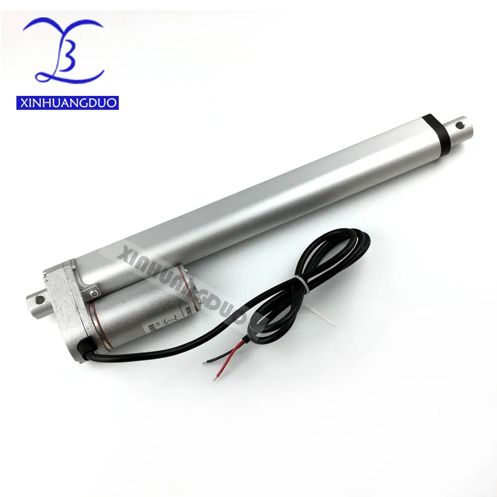 12V 24V 250mm/10inch stroke 900N /198LBS micro linear actuator electric linear actuator TV lift high speed linear actuator