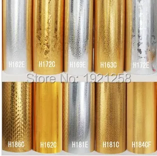 

0.61*10 m Self Adhesive Vinyl Wallpaper PVC Glitter Wallpapers Embossed for Kitchen Floral papel parede 3D Silver Gold