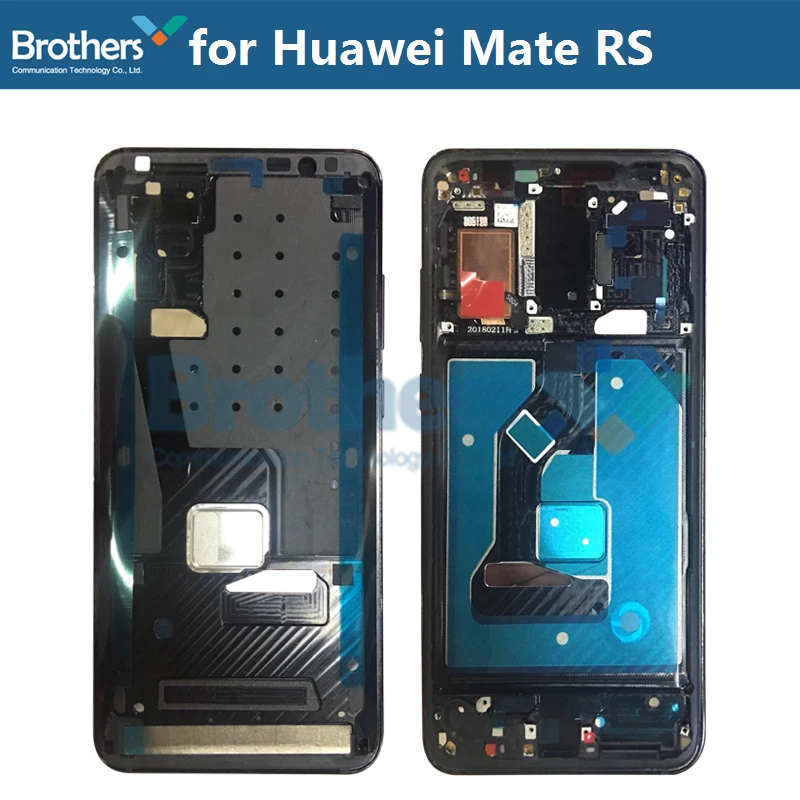 

Передняя рамка для Huawei Mate RS, ЖК-рамка, передняя рамка, корпус для Huawei Mate RS, рамка для экрана с кнопками, Запасная часть