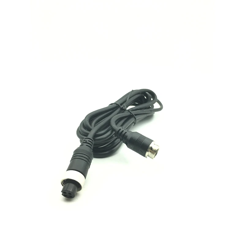 

3 Meter Aviation Head Connecting Line Wire Audio Video Extension Cable Vehicle Mounted Monitoring Accessories 4-Core Cord 2Pcs