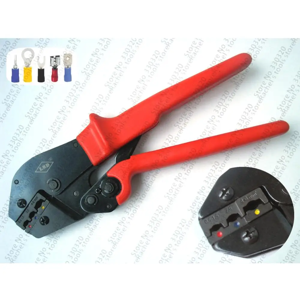 

Ratchet crimping tool AP-03C for insulated terminals and connectors 0.5-6mm2