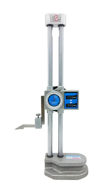 Double-beam Dlal Height Gauges Table column with a high degree of foot  0-300mm*0.01mm.