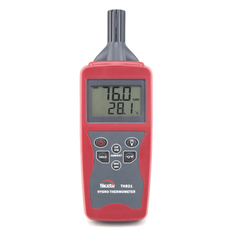 TH821 Nicety Digital Thermometer And Hygrometer Temperature and Humidity Meter Industrial Grade Temperature and Humidity Meter