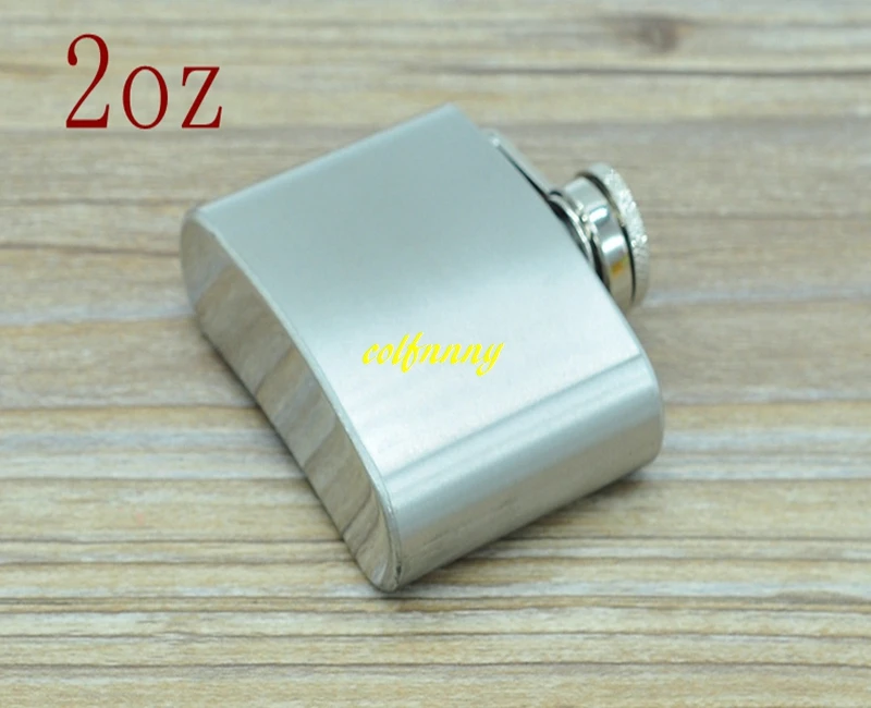 400pcs/lot Fast shipping Portable 2oz Mini Stainless Steel Hip Flask Outdoor 2 oz flask With retail box Can customize logo