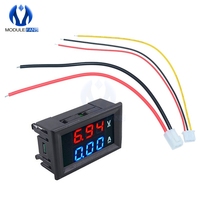 Mini Digital Voltmeter Ammeter 0.28 inch DC 100V 10A Panel Amp Volt Current Meter Tester 0.28\