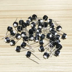 100pcs 6*6*5mm DIP 6X6X5 mm Tactile Tact Push Button Micro Switch Momentary for ALPS white head, bulk