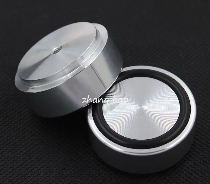 Frete grátis 4 peças de alumínio 39*17 amplificador de áudio pés de alto-falante tapetes de máquina de computador