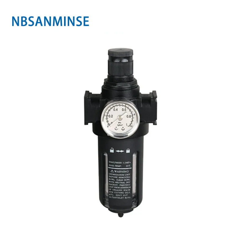 NBSANMINSE SFR 2000 1/4 3/8 1/2 One Units Air Filter Regulator FRL Units Oil Water Separator Air Preparation Units