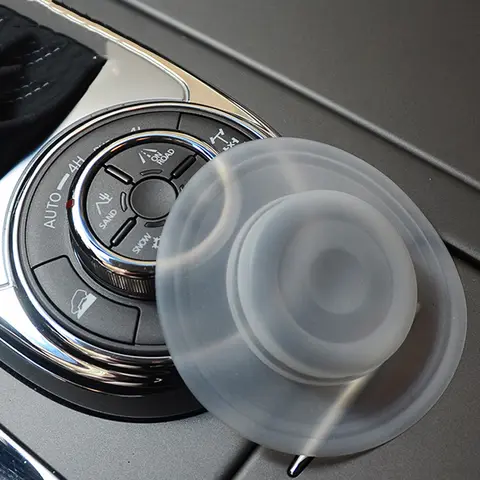 Car Styling Console Center Control Switch Cover Silicone Dustproof Protective Cover For Nissan PATROL Y62 Car Accessories 10 best sales nissan patrol y62 accessories - №1