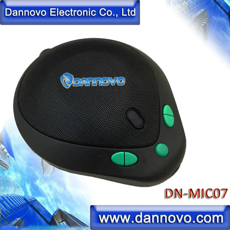 Free Shipping DANNOVO MiNi USB Omni-directional Speakerphone,for Windows,MAC,Skype,Lync(DN-MIC07)