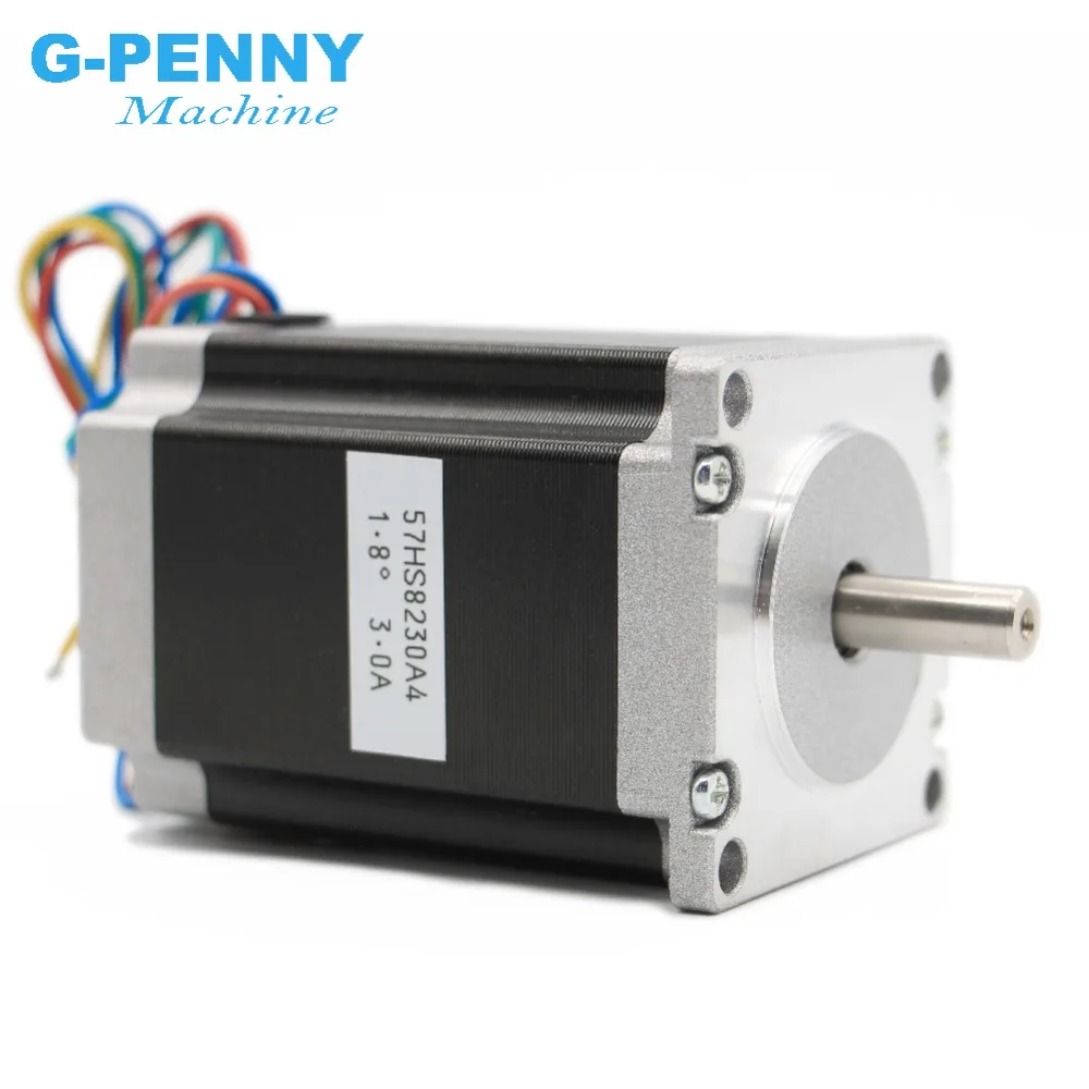 NEMA 23 CNC Stepper motor 57x82mm 3A 2.2N.m D=8mm 6.35mm 315Oz-in Nema23 CNC Router Engraving milling  machine 3D printer