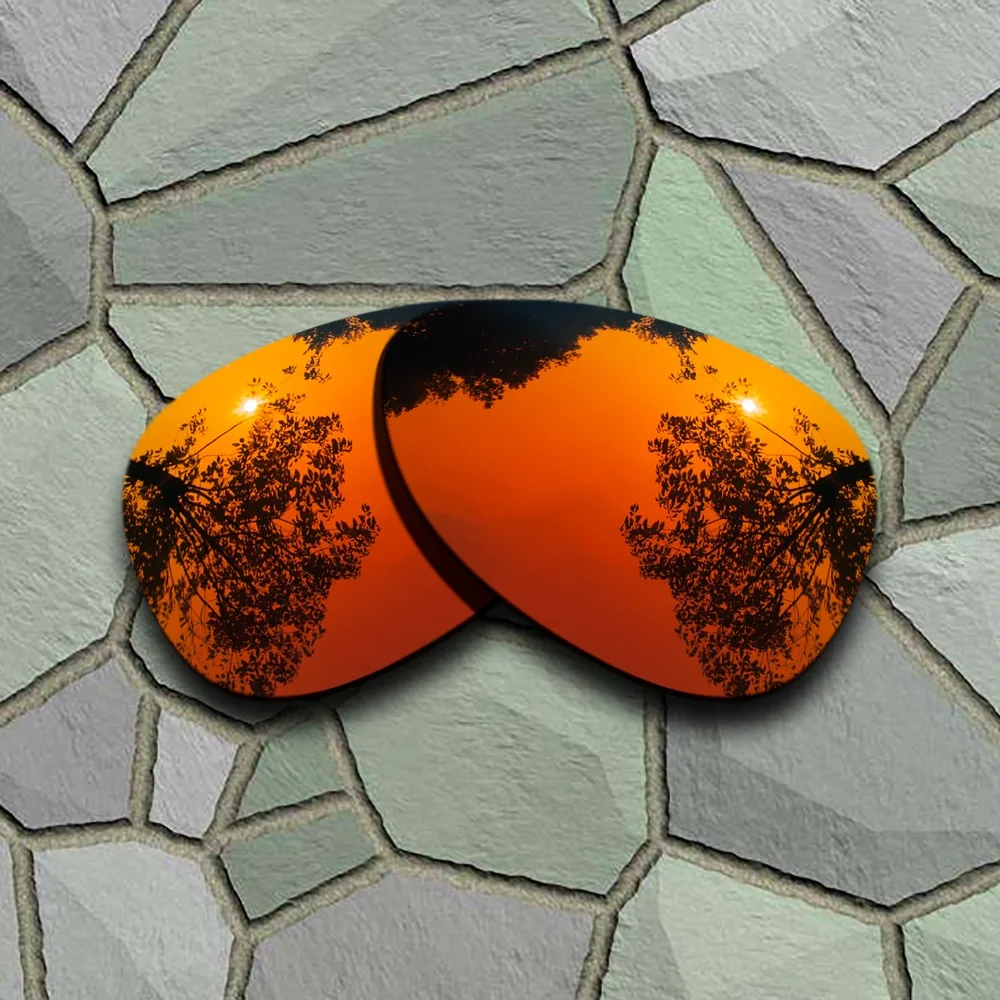 Red Orange Anti-Scratch Polarized Replacement Lenses for Oakley Warden