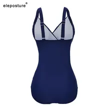 Women One Piece Mesh Swimsuit Plus Size #5