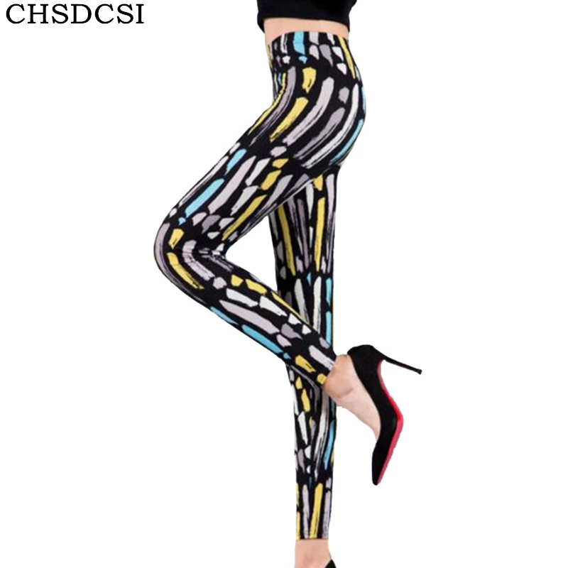 Fitness Leggings High Elasticity Workout Printing Legging Women Push Up Trousers Slim Gym Sporting Sexy Pants