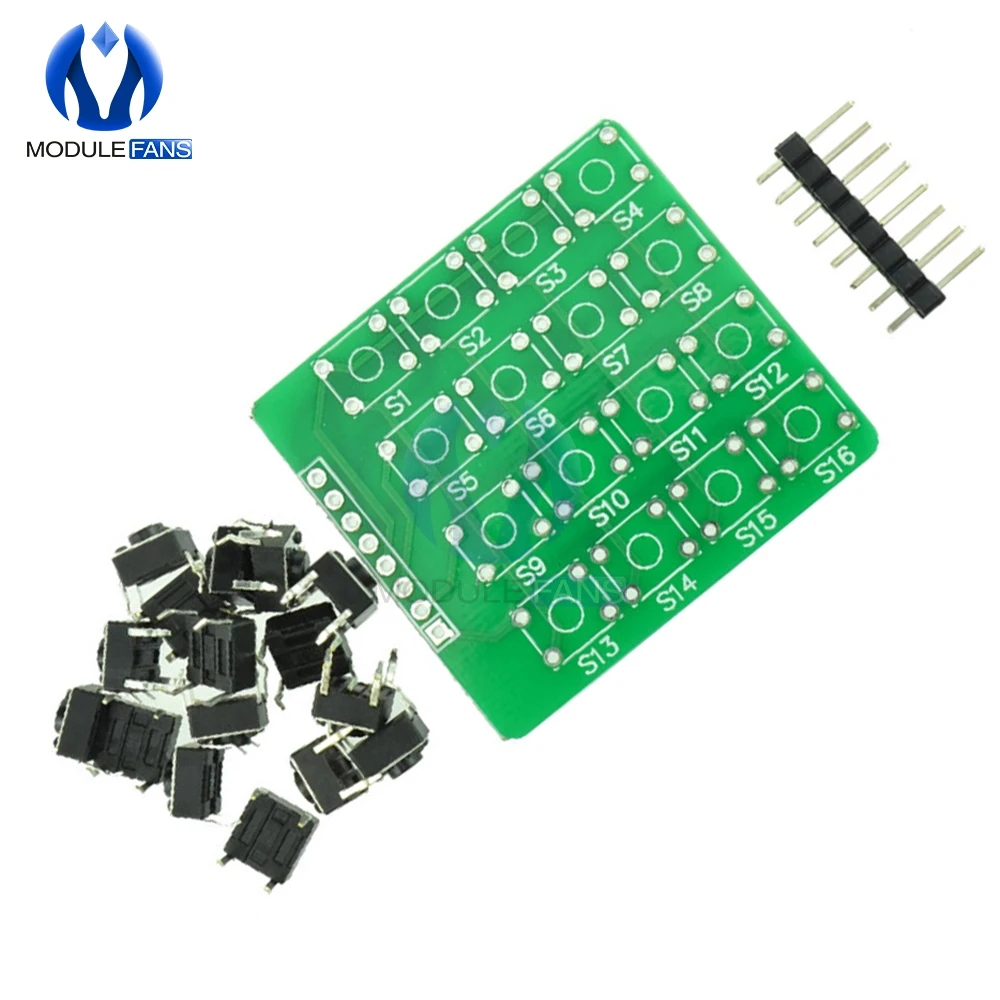 4x4 4*4 Matrix Keypad Keyboard module 16 Botton mcu For Arduino Diy Kit Electronic PCB Board Module